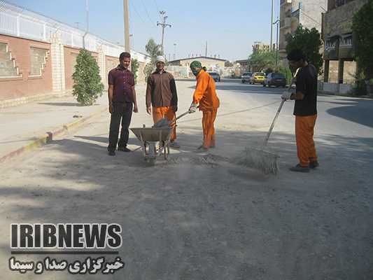 آغاز پاکسازی محلات و مدارس آبادان
