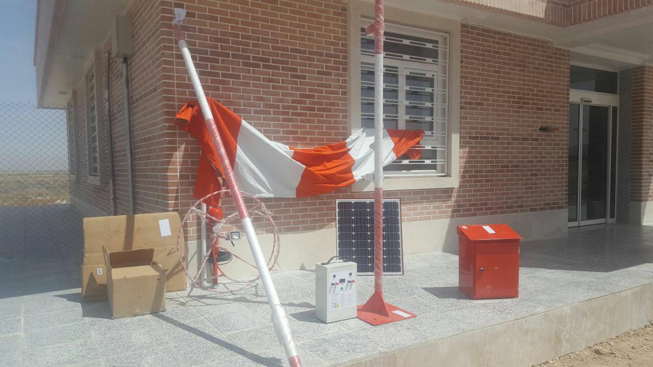 نصب تجهیزات جدید در فرودگاه جهرم