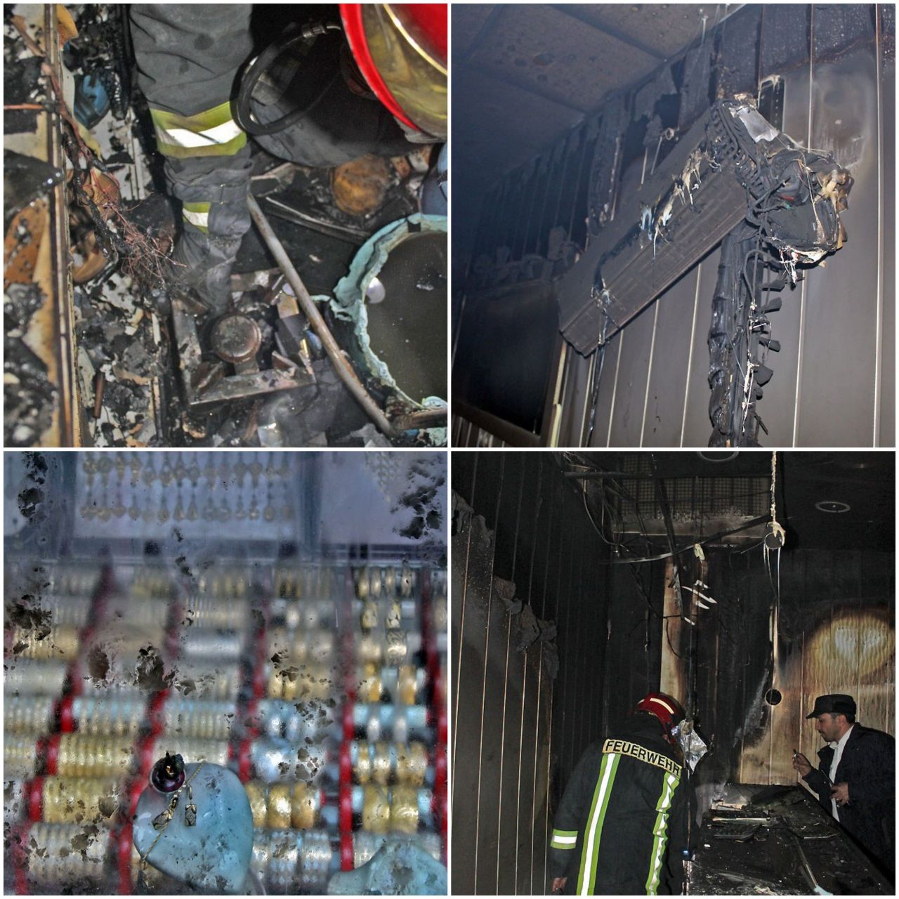 مهارآتش سوزی طلا فروشی در مشهد