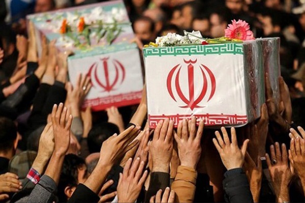 استقبال از شهدای وطن در سمنان