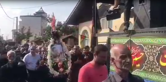 تشییع پیکر یک جانباز دفاع مقدس در لنگرود تشییع پیکر یک جانباز دفاع مقدس در لنگرود