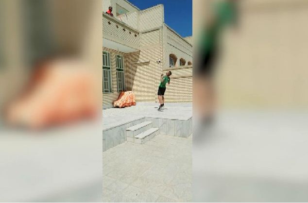 تمرینات ملی پوشان فوتوالی در منزل