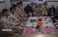 لحظه تحویل سال با سربازان غیور مرزبانی
