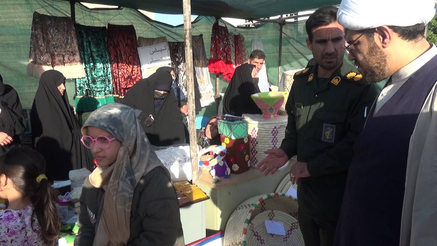 نمایشگاه اقتصاد مقاومتی بسیج در شهرستان بهمئی