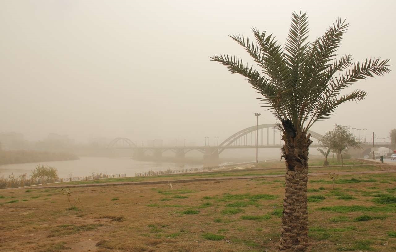 آبادان و خرمشهر در وضع نارنجی آلودگی هوا