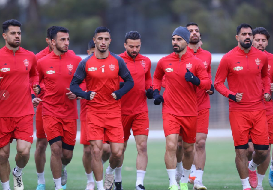 برگزاری تمرین پرسپولیس با حضور کارتال