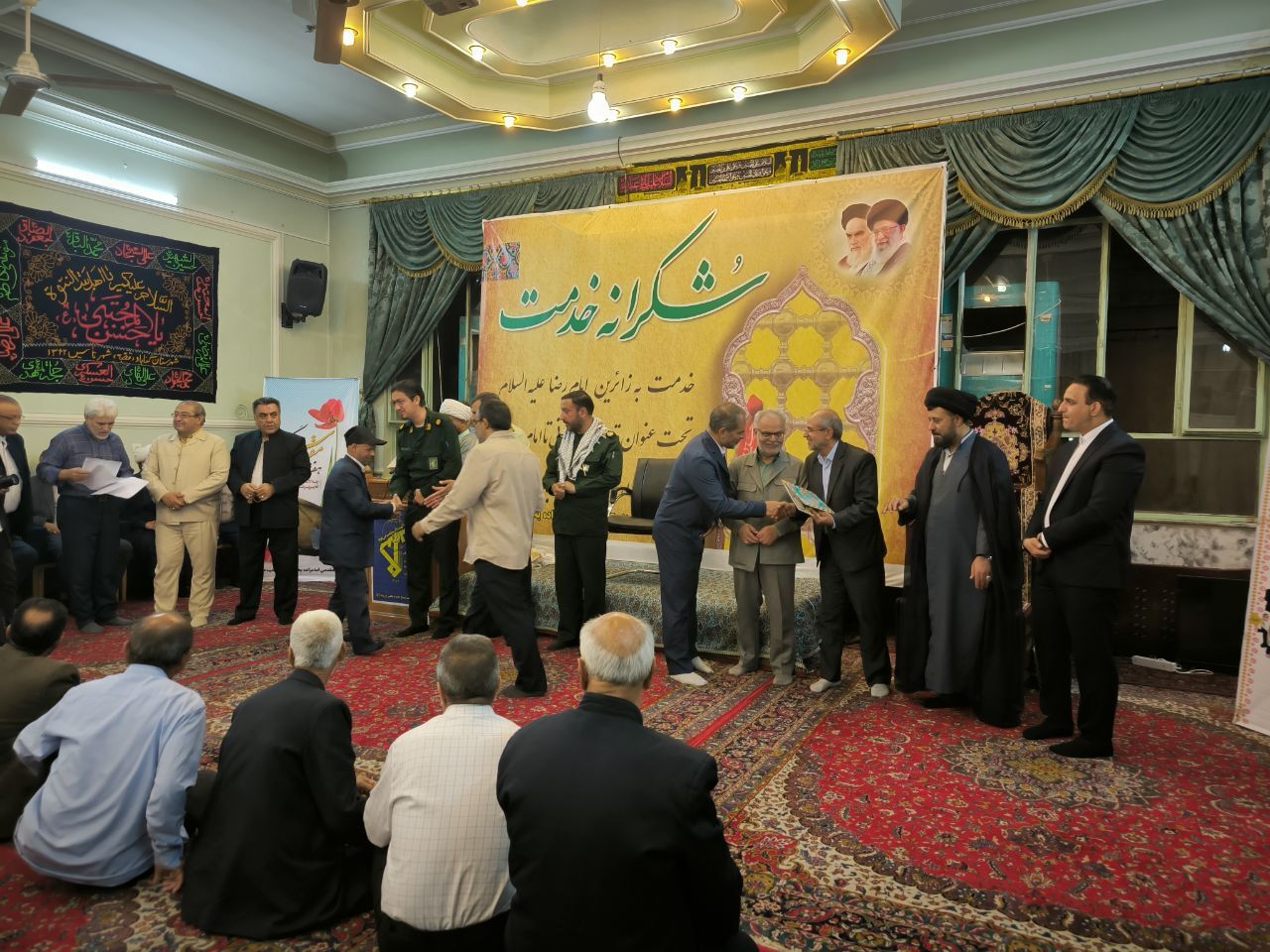 برگزاری مراسم «شکرانه خدمت» در رضویه