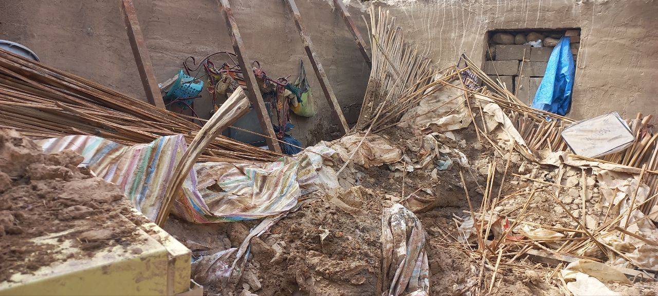 جان باختن یک کودک براثر ریزش سقف منزل در خاش