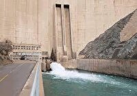 افزایش خروجی سد زاینده رود اصفهان