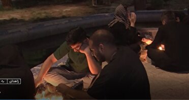اشک ماتم دلدادگان حسینی در شام غریبان
