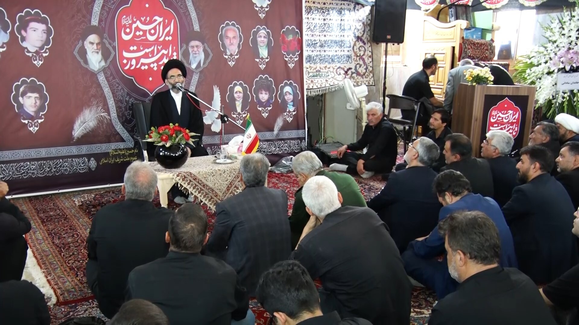 گرامیداشت شهید سید مصطفی ساداتی و خانواده اش در روستای ارمک