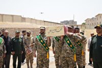 تشییع پیکر شهید محمد محمدی در خرم‌آباد
