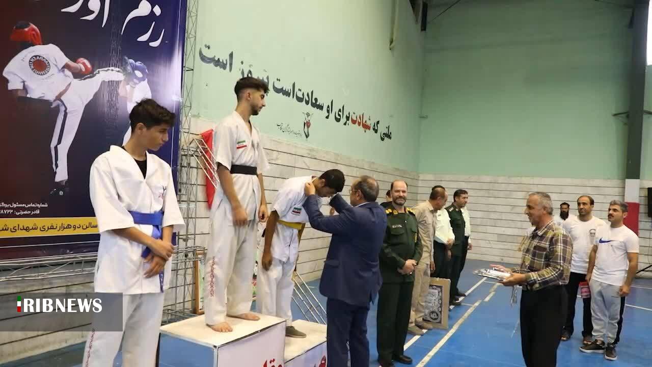 آذربایجان غربی در سکوی سوم رقابت‌های رزم آوران قهرمانی کشور