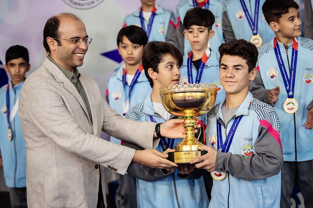 تیم گلستان قهرمان لیگ ووشو نونهالان - نوجوانان ایران