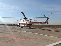 اختصاص بالگرد امدادی به هلال احمر کرمانشاه